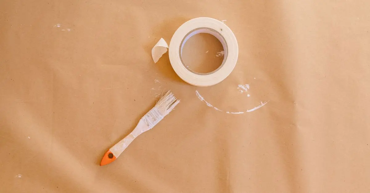 Uso correcto de la cinta de enmascarar en pintura